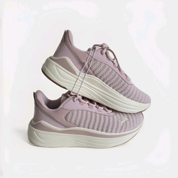 PUMA Shoes - PUMA Stakd Evo Running Women’s Sneakers Pink/Off White Size 8.5